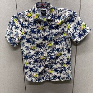 Silver Stone Collection Men's 
Modern Fit Short Sleeve Print Shirt